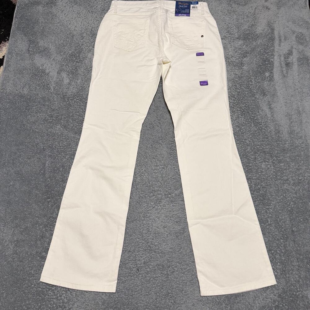 Wrangler Q-Baby Jeans Womens 31 /11 x 34 (33x34) Denim White Straight